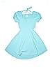 Rare Editions 100% Polyester Solid Teal Special Occasion Dress Size 8 - photo 1