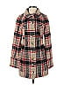 Tracy Reese Plaid Red Coat Size S - photo 1