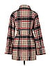 Tracy Reese Plaid Red Coat Size S - photo 2