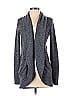 Barefoot Dreams Color Block Marled Gray Cardigan Size XS - photo 1