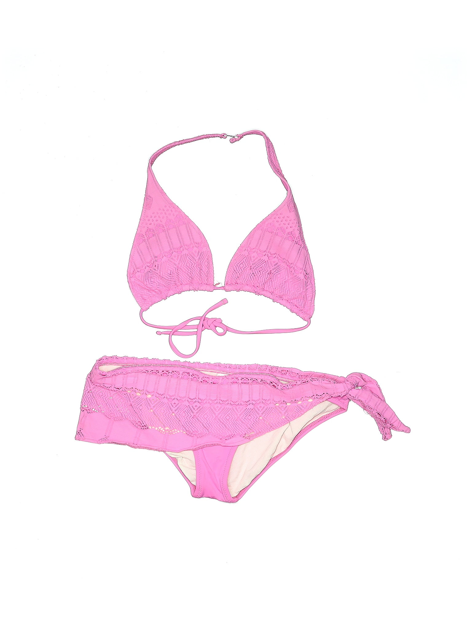 Ralph Lauren Pink Two Piece Swimsuit Size M 76 off thredUP
