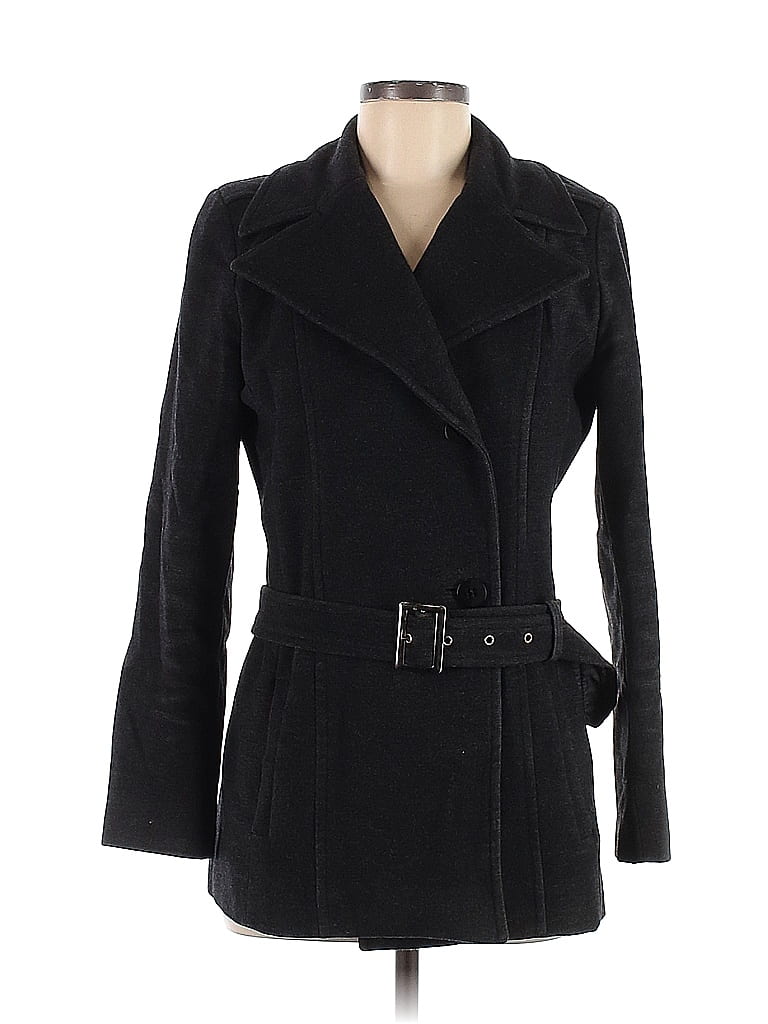 Kenneth Cole New York 100% Wool Solid Black Blazer Size 6 - photo 1