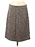 DKNY Tweed Jacquard Marled Chevron-herringbone Brocade Gray Casual Skirt Size 12 (Petite) - photo 2
