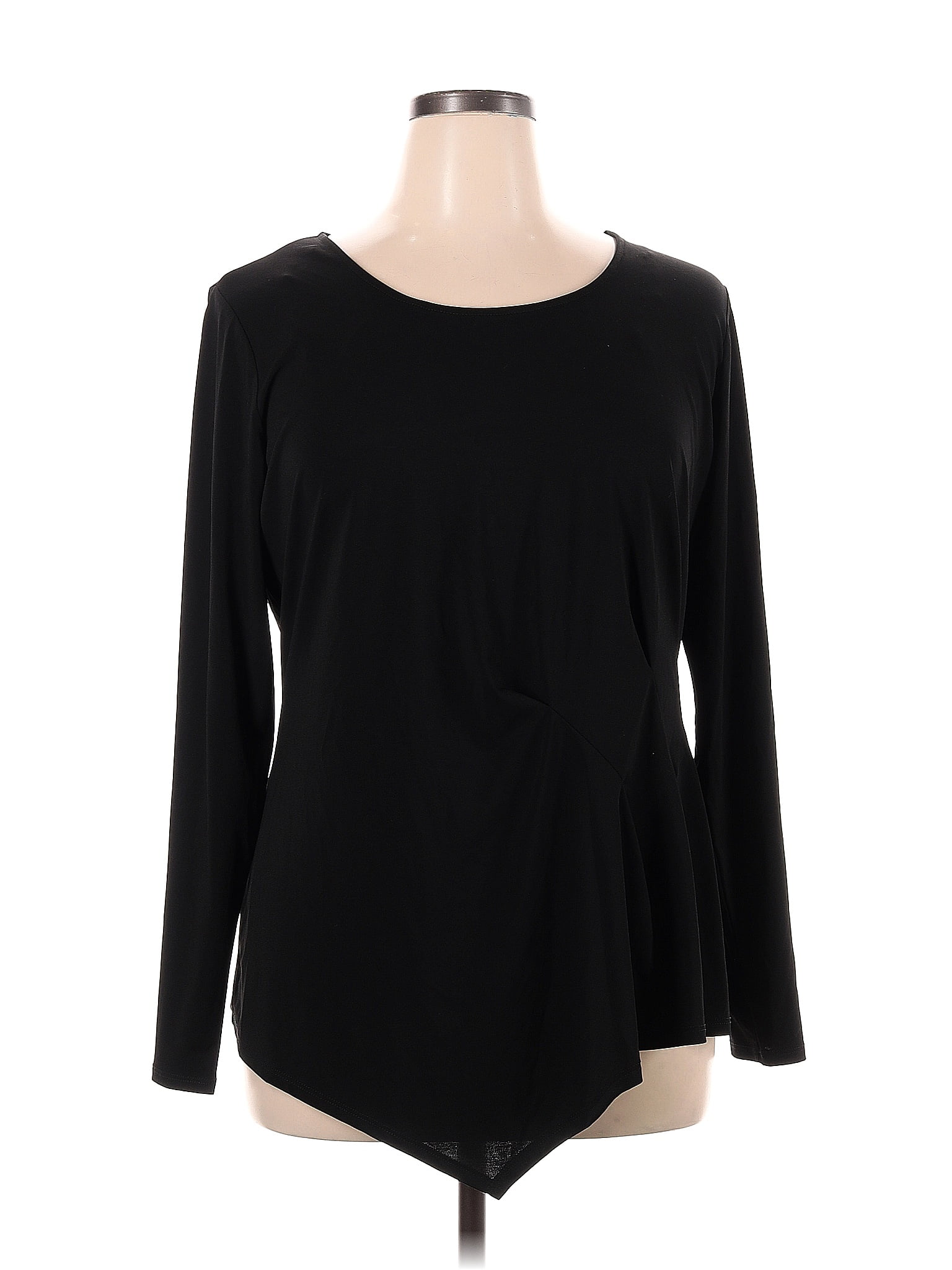 Kate & Mallory designs Black Long Sleeve Top Size XL - 37% off | ThredUp