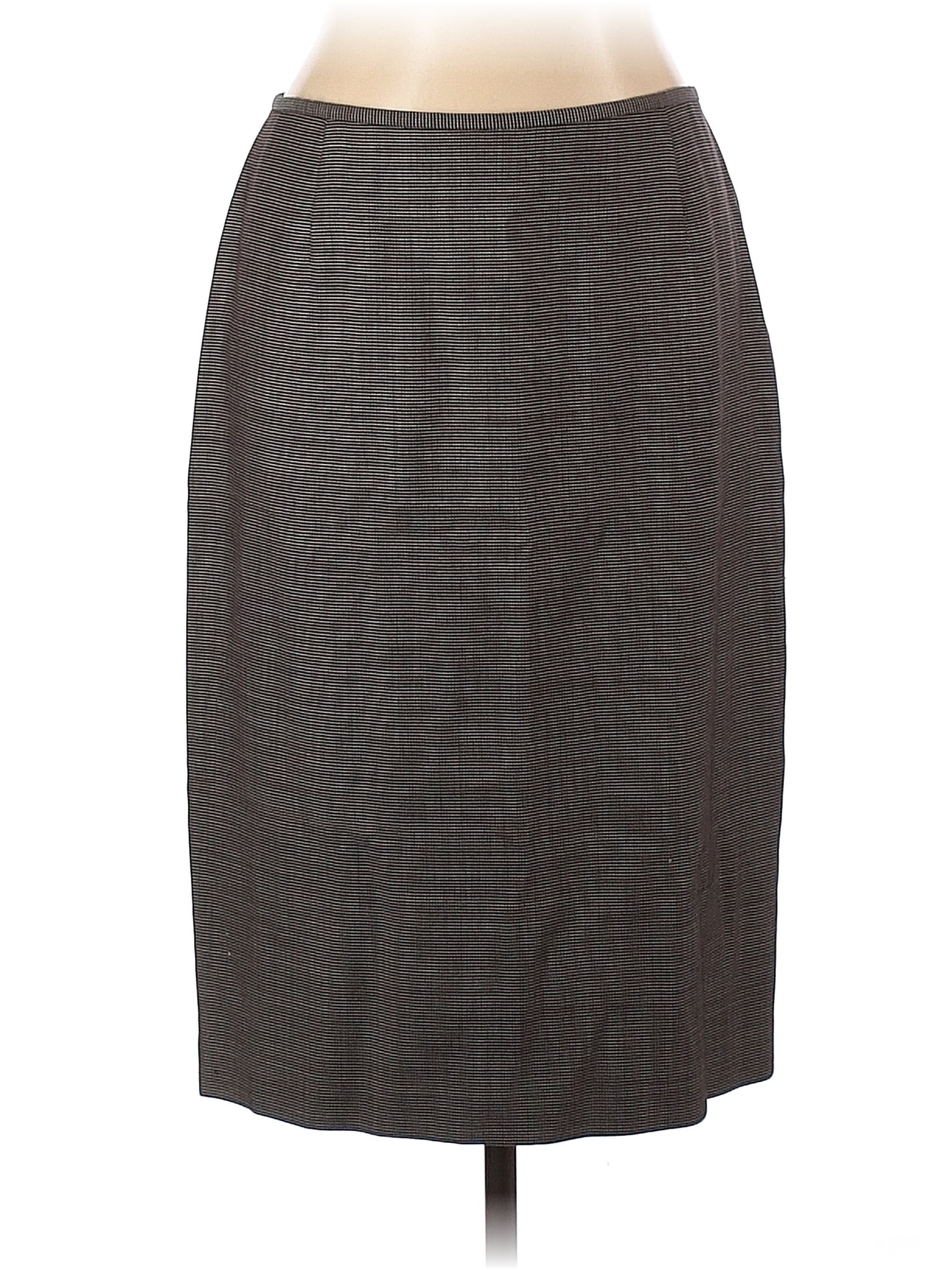 Lafayette 148 New York 100% Wool Gray Casual Skirt Size 12 - 86% off ...