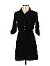 Iz Byer 100% Rayon Solid Black Casual Dress Size S - photo 1