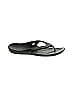 Crocs Solid Black Flip Flops Size 9 - photo 1