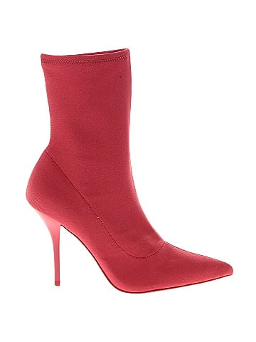 Calvin klein hot sale red boots