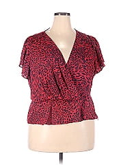 Fame And Partners Short Sleeve Blouse