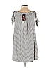 Soprano Stripes Gray Casual Dress Size XS - photo 2