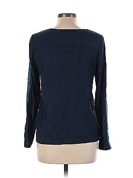 Color Block Long Sleeve Blouse (view 2)