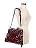 Coach Factory 100% Leather Solid Maroon Burgundy Leather Satchel One Size - photo 3