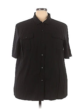 Karen Scott Short Sleeve Button-Down Shirt (view 1)