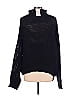 RD Style Color Block Solid Black Turtleneck Sweater Size L - photo 2