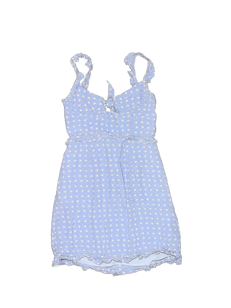 For Love & Lemons Polka Dots Blue Casual Dress Size XS - photo 1