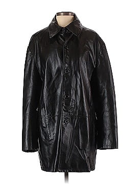 Maurizio Troiano Faux Leather Jacket (view 1)