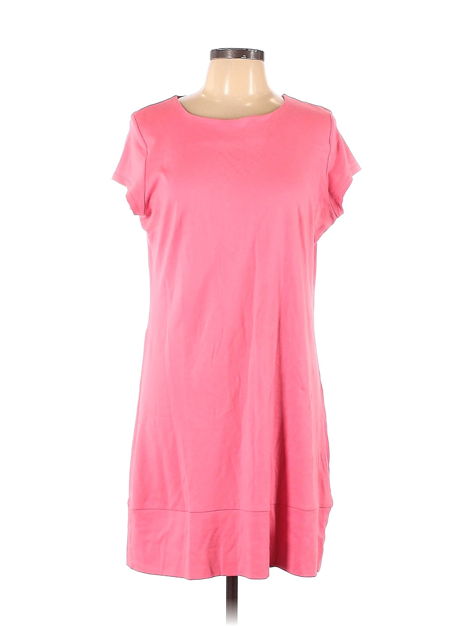 New York & Company 100% Cotton Pink Casual Dress Size L - 68% off | thredUP