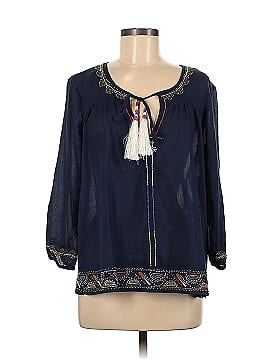 Solitaire Long Sleeve Blouse (view 1)