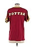 Harry Potter 100% Cotton Graphic Solid Red Burgundy Short Sleeve T-Shirt Size S - photo 2
