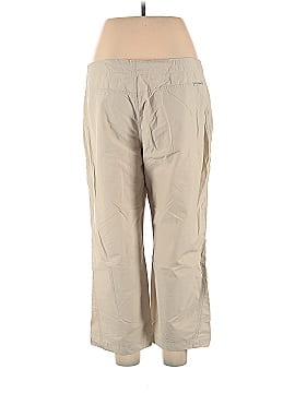 Columbia Women’s XCO Beige Activewear Capris Pants Size 12 Polyester Blend