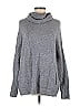 Cyrus Color Block Marled Gray Pullover Sweater Size M - photo 1