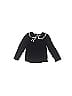 Janie and Jack 100% Cotton Solid Black Pullover Sweater Size 3 - photo 1