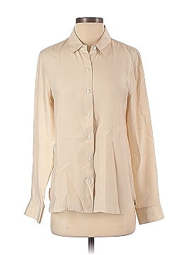 Reformation Long Sleeve Silk Top (view 1)