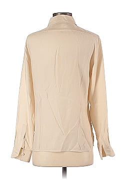 Reformation Long Sleeve Silk Top (view 2)