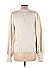 525 America 100% Cotton Color Block Solid Ivory Pullover Sweater Size L - photo 2