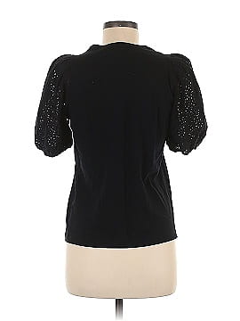 Something Navy Short Sleeve Blouse (view 2)