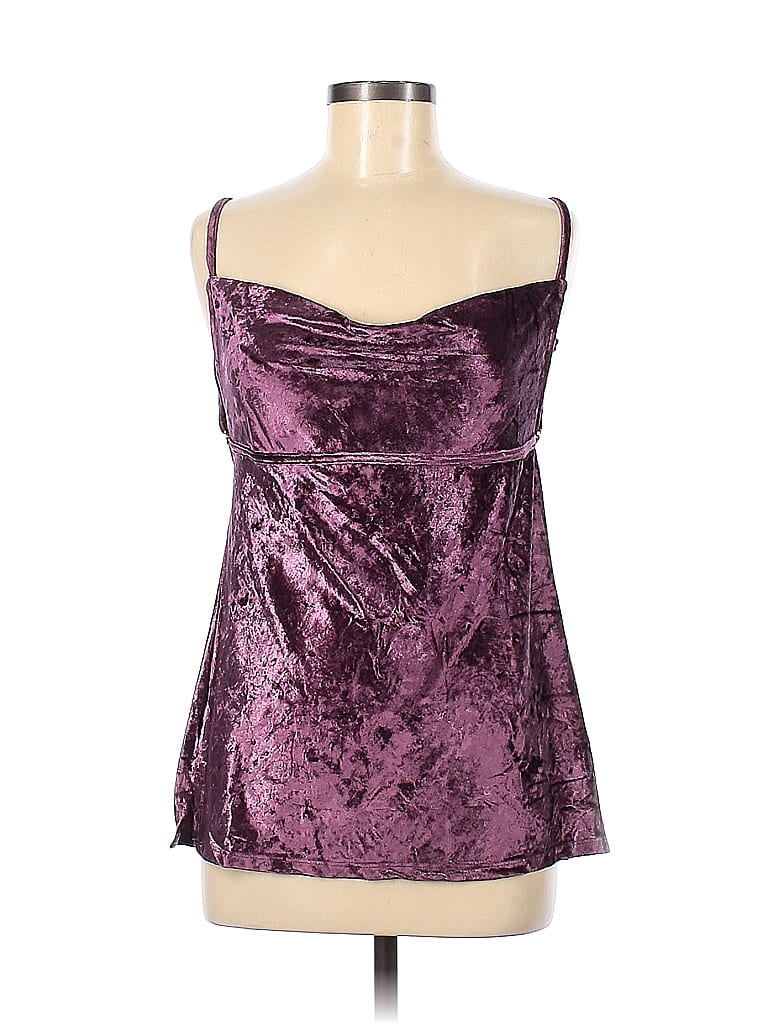 Intimately by Free People Solid Purple Sleeveless Top Size M - photo 1