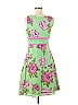 Tibi 100% Cotton Floral Green Casual Dress Size 8 - photo 2