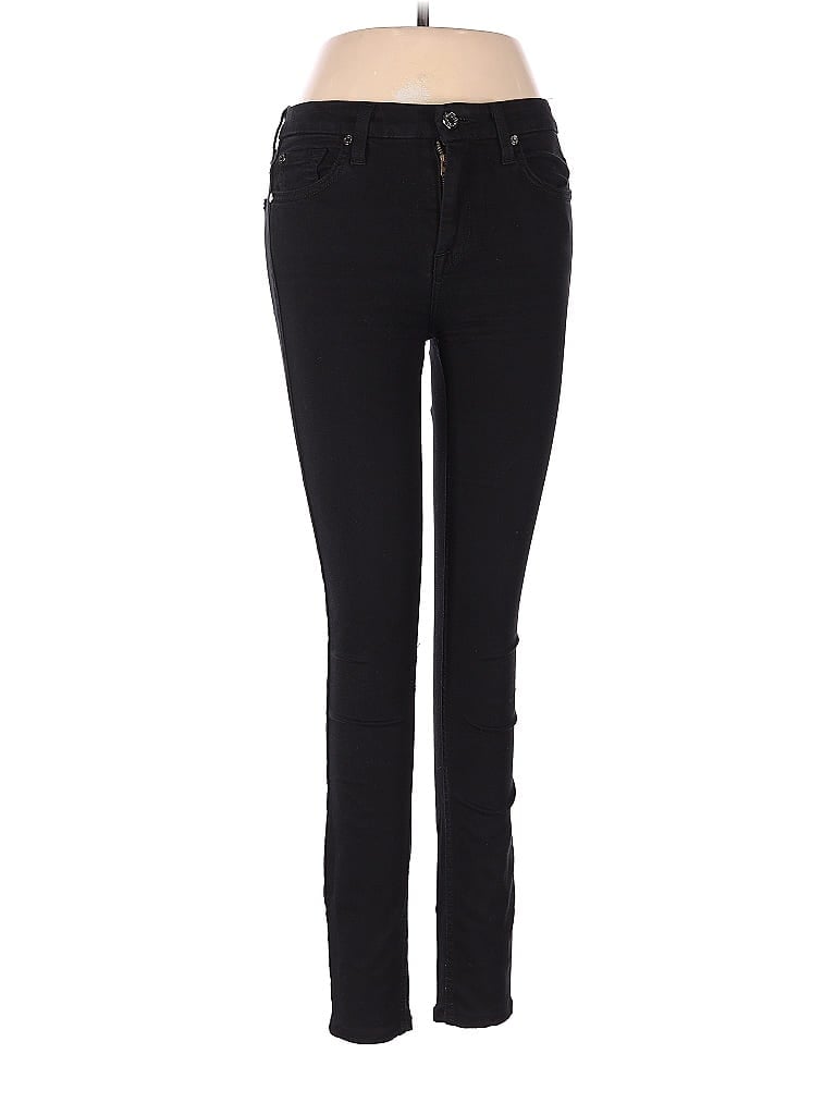 Pre-owned 7 For All Mankind Jeans In Black