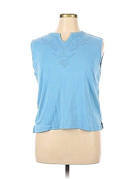 All Points by Reference Sleeveless Blouse (view 1)