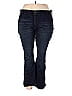 Lee Solid Blue Jeans Size 24 (Plus) - photo 1