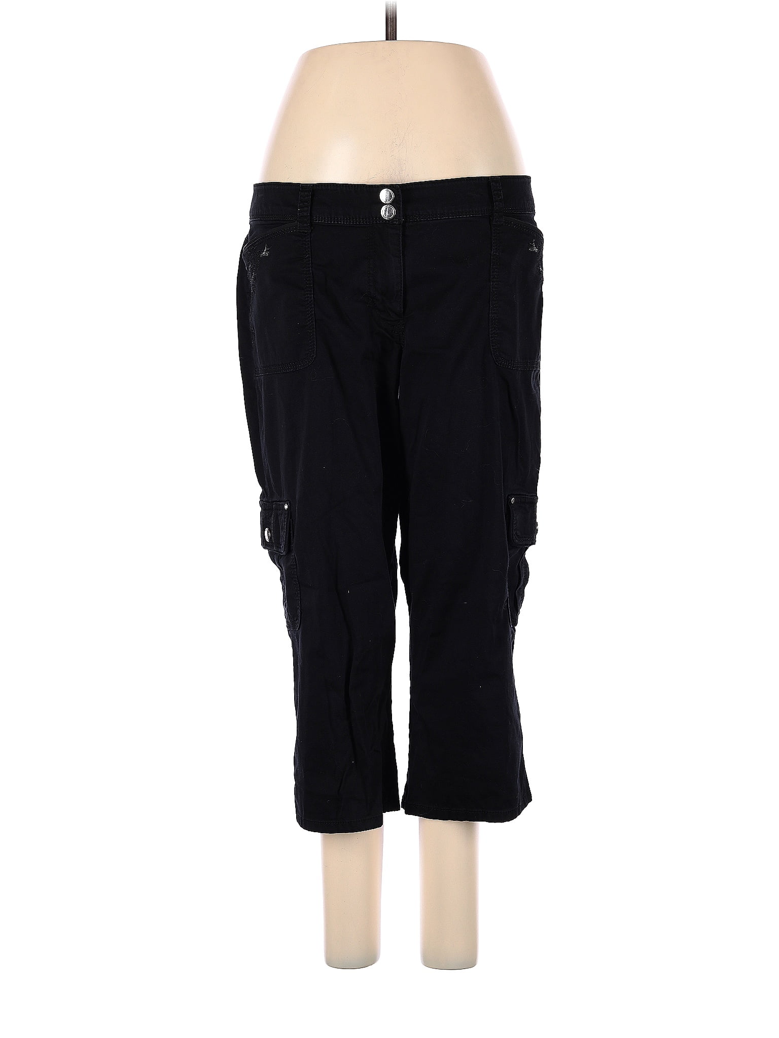 White House Black Market Cargo Crop Pants Size 10