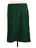 Lands' End Solid Green Casual Skirt Size M - photo 2