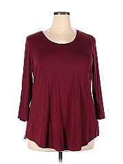 Jm Collection Long Sleeve T Shirt