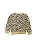 Crewcuts Outlet 100% Cotton Leopard Print Gold Pullover Sweater Size L (Kids) - photo 2