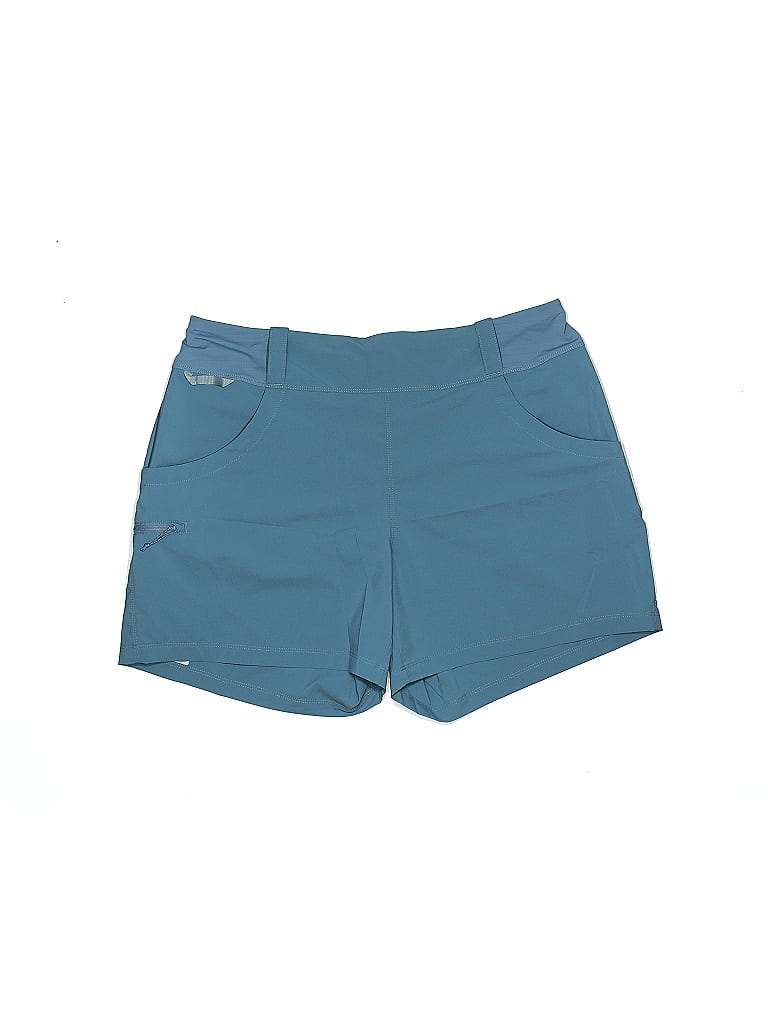 Patagonia 100% Polyester Solid Teal Athletic Shorts Size L - photo 1