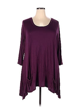 LOGO 3/4 Sleeve Blouse (view 1)
