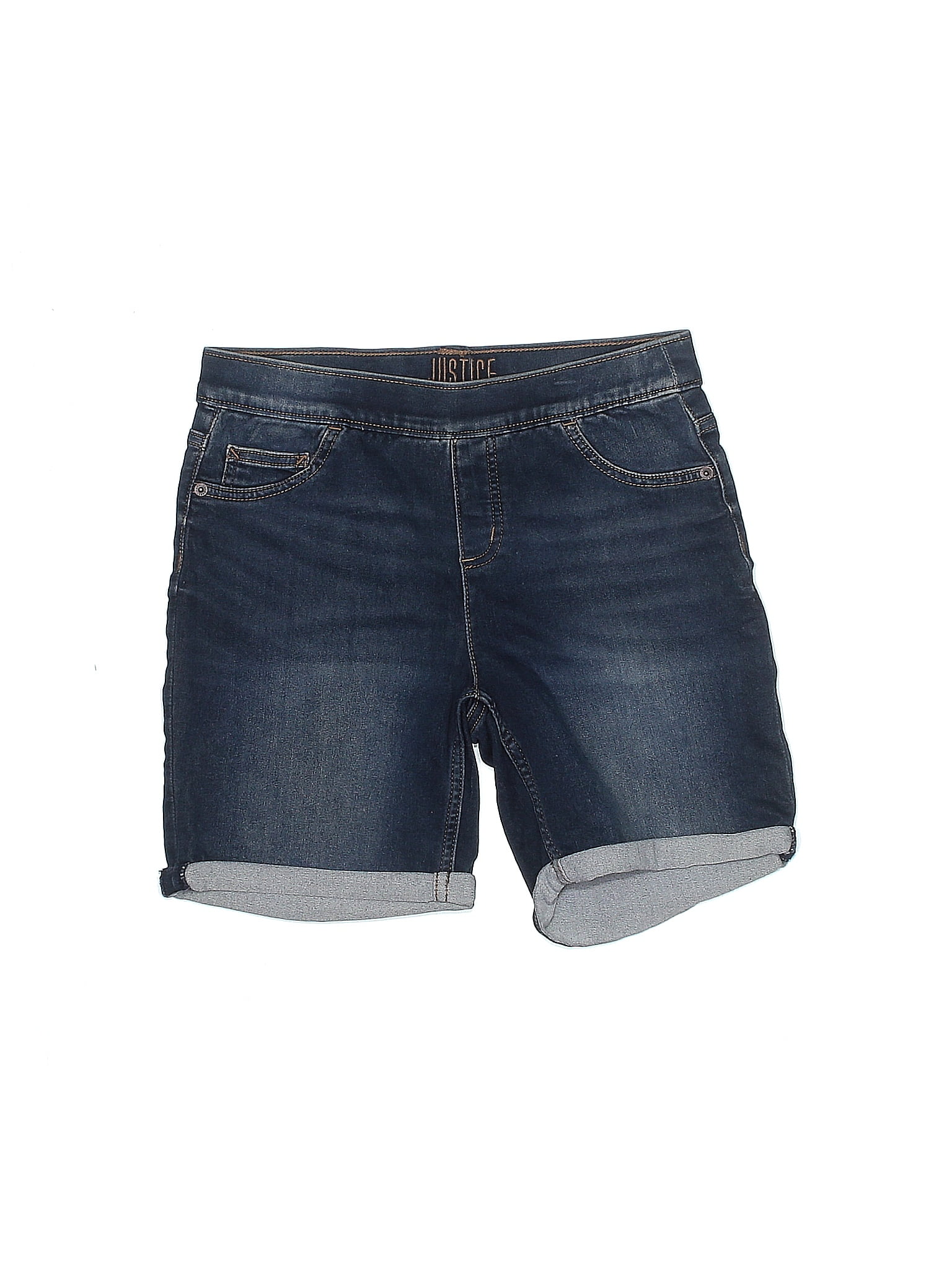 justice-blue-denim-shorts-size-16-56-off-thredup