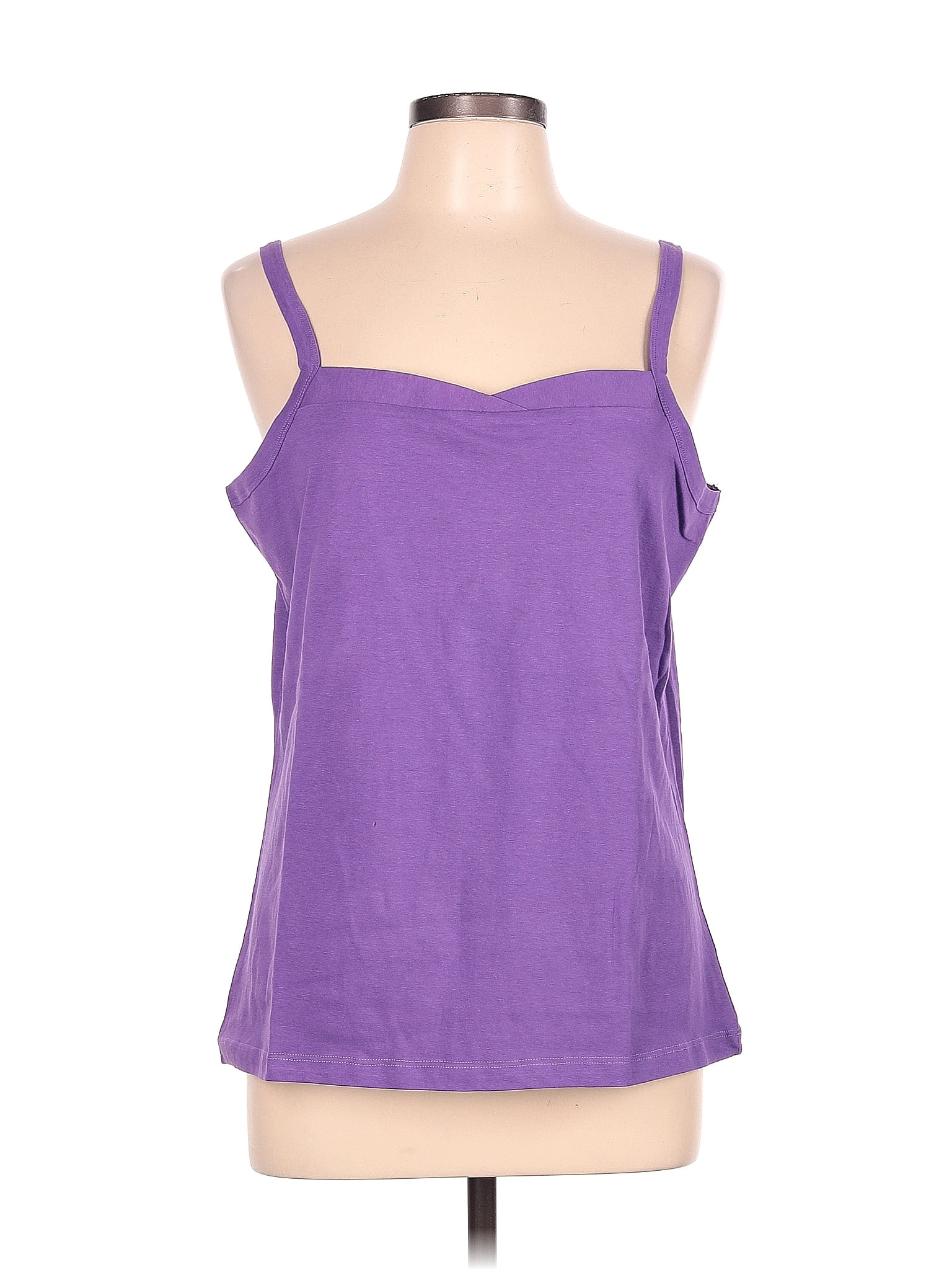 Anthony Richards 100% Cotton Purple Tank Top Size L - 23% off | thredUP