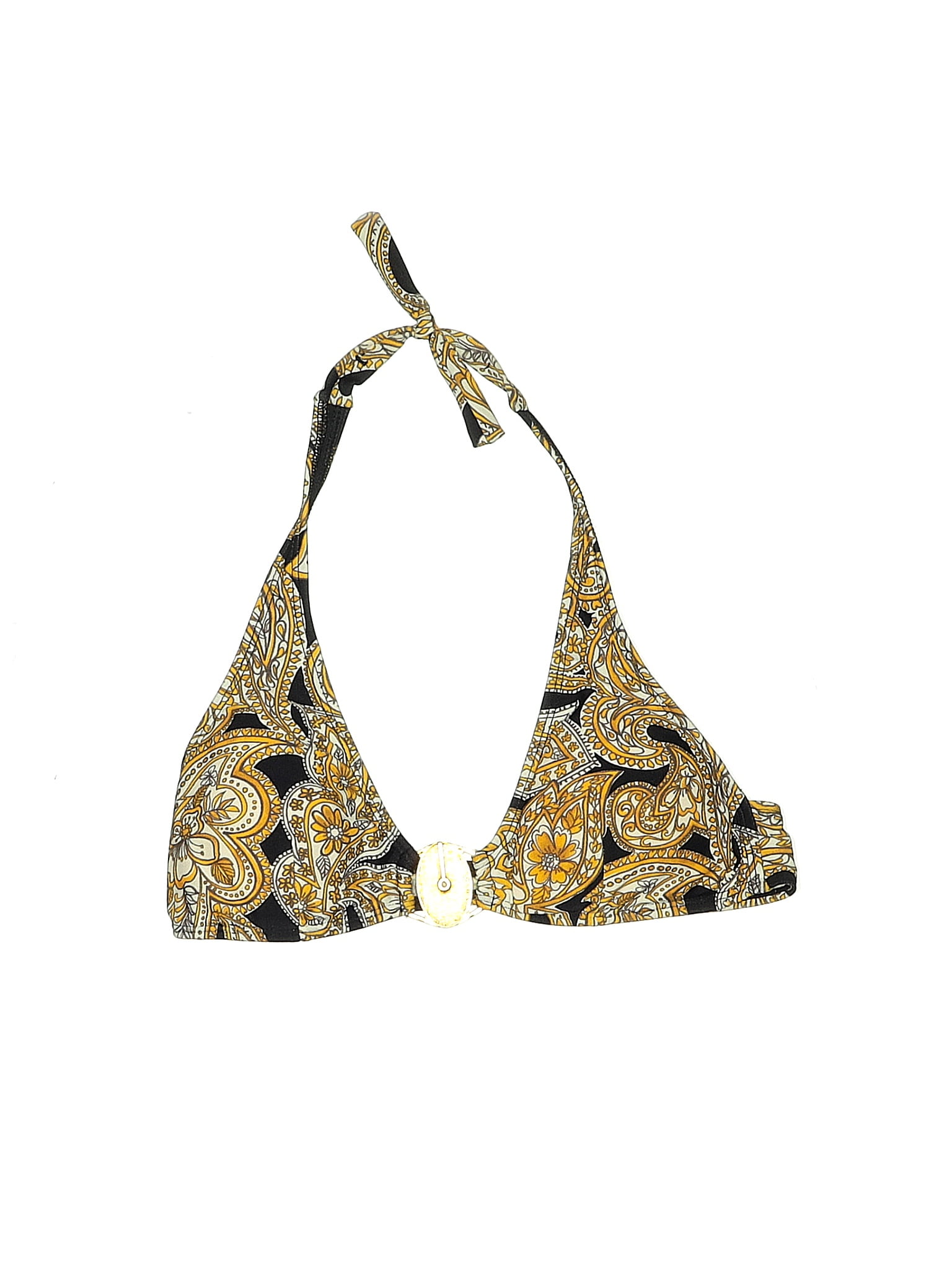SABZ Swimwear Multi Color Gold Swimsuit Top Size M - 70% off | ThredUp