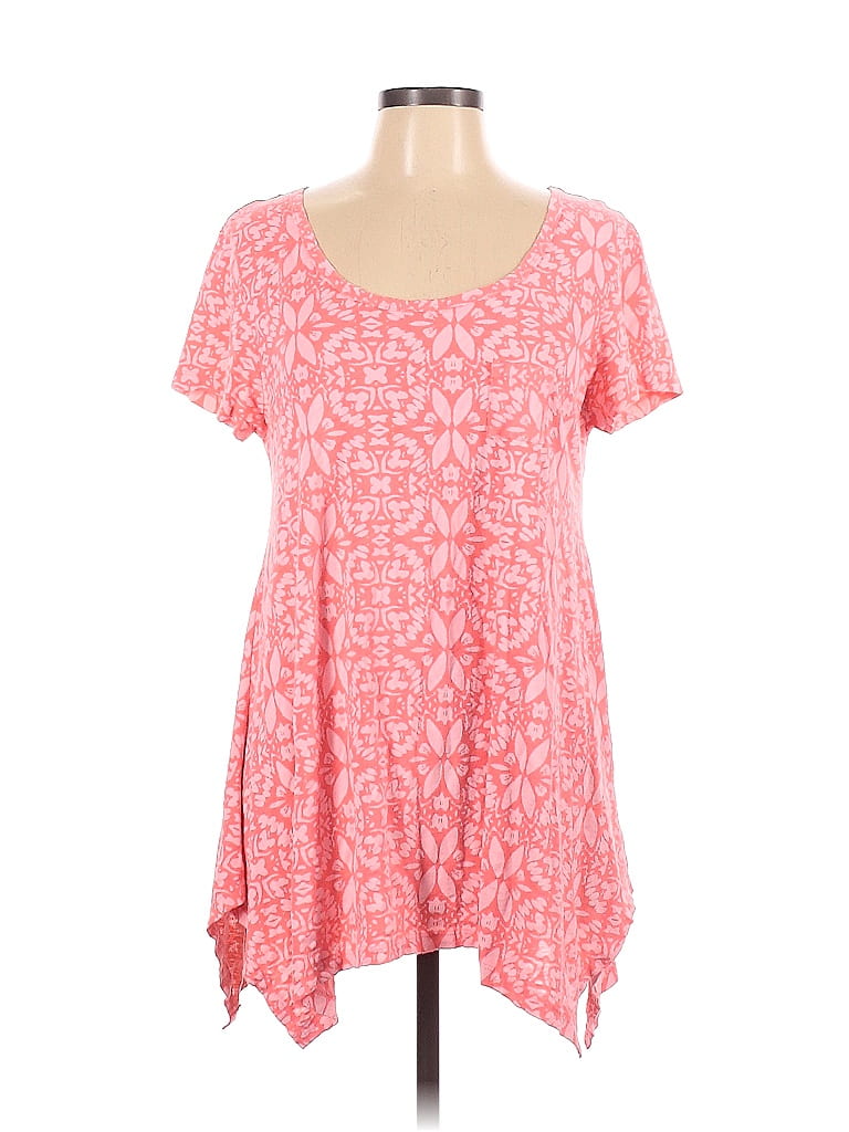 Fresh Produce 100% Cotton Pink Casual Dress Size L - photo 1
