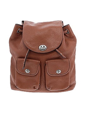 Coach Leather Backpack (view 1)