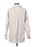 Lafayette 148 New York Stripes Ivory Long Sleeve Button-Down Shirt Size P - photo 2