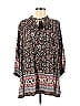 Natural Life 100% Rayon Multi Color Gray Casual Dress Size S - photo 1