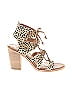 Dolce Vita Animal Print Leopard Print Tan Heels Size 8 1/2 - photo 1