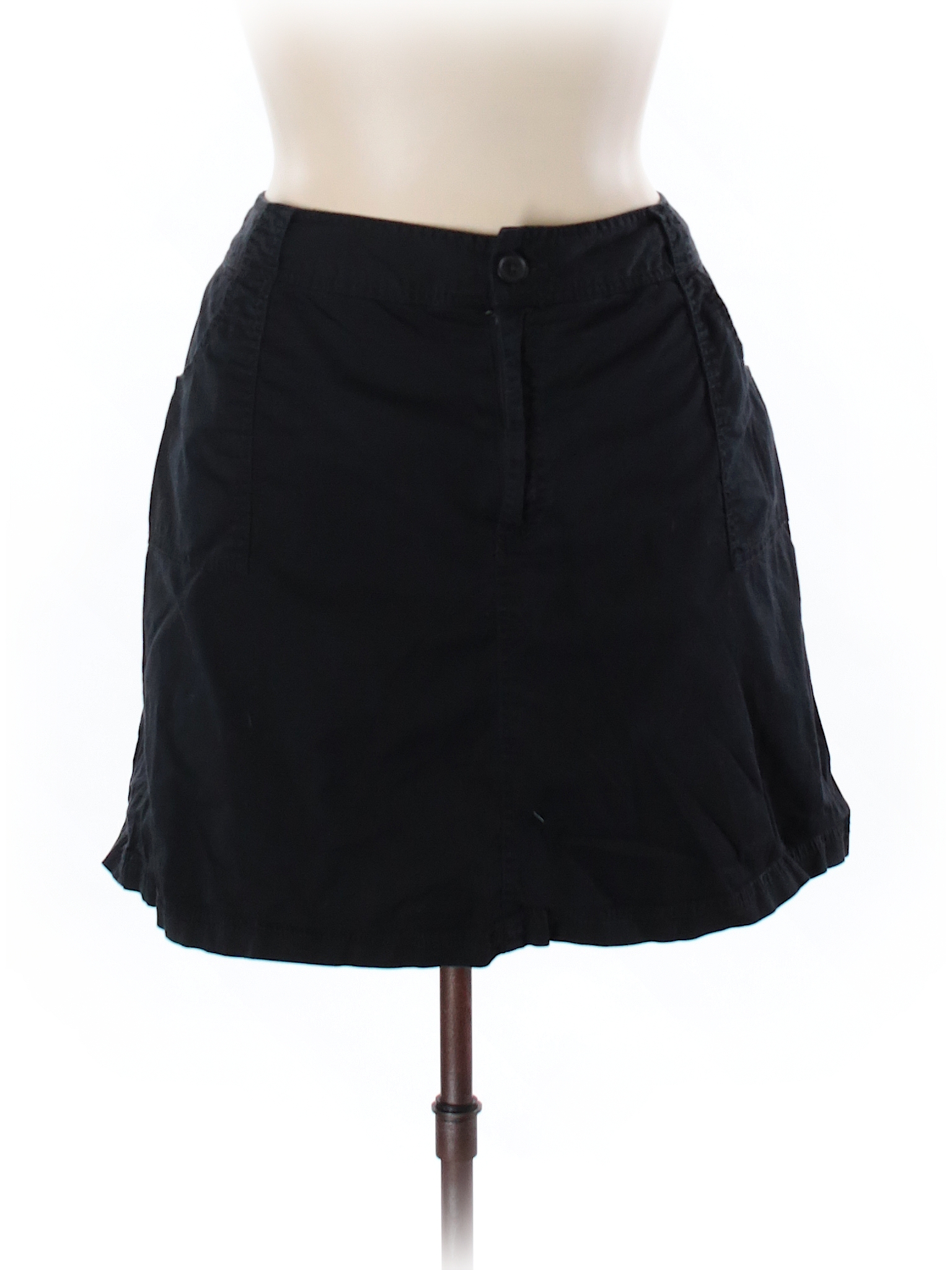 St. John's Bay Solid Black Skort Size 20 (Plus) - 71% off | thredUP